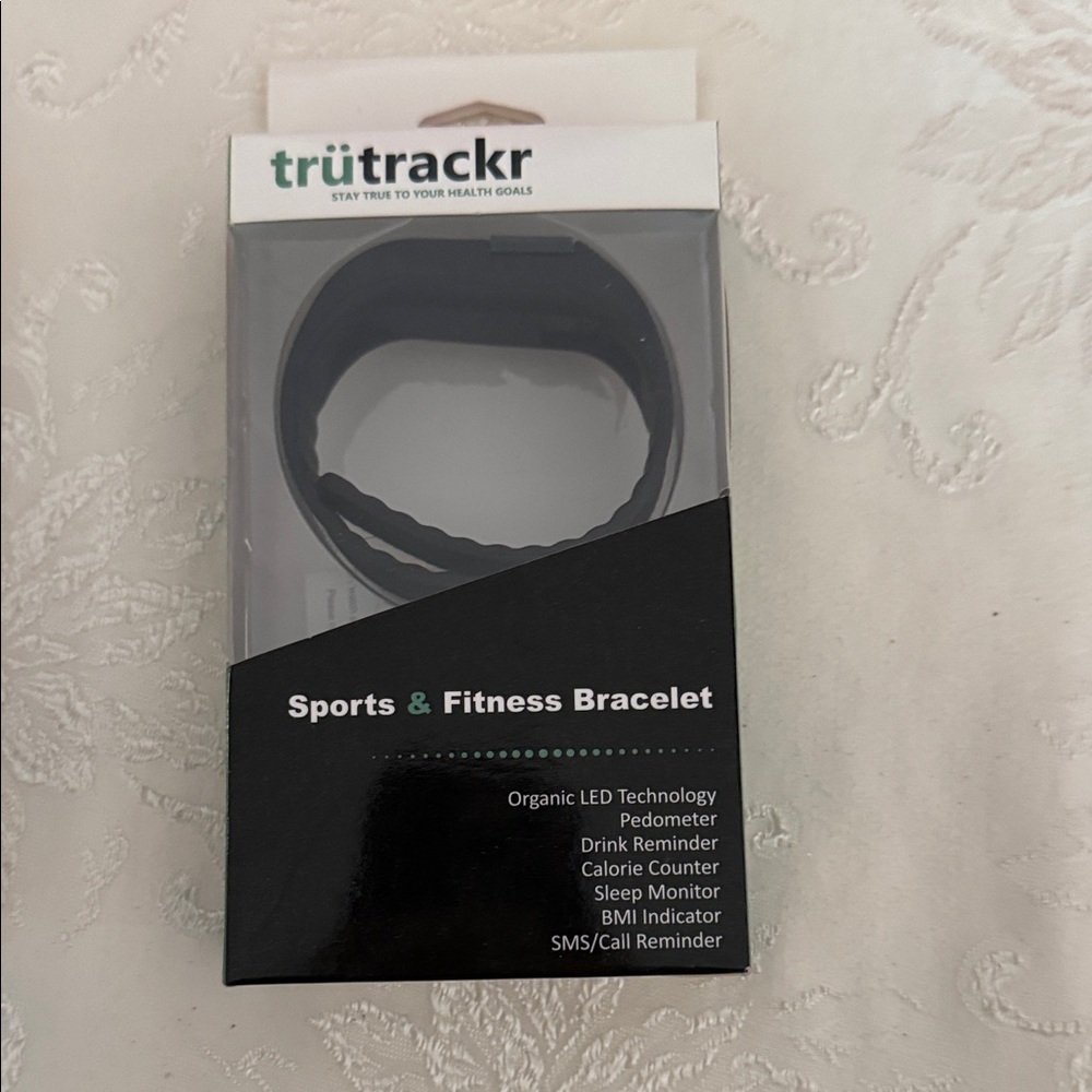 Trutrackr Sports & Fitness Bracelet - Black